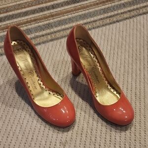 Juicy Couture Patent Hot Pink Heels